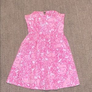 Pink and white patterned LILY PULITZER dress!